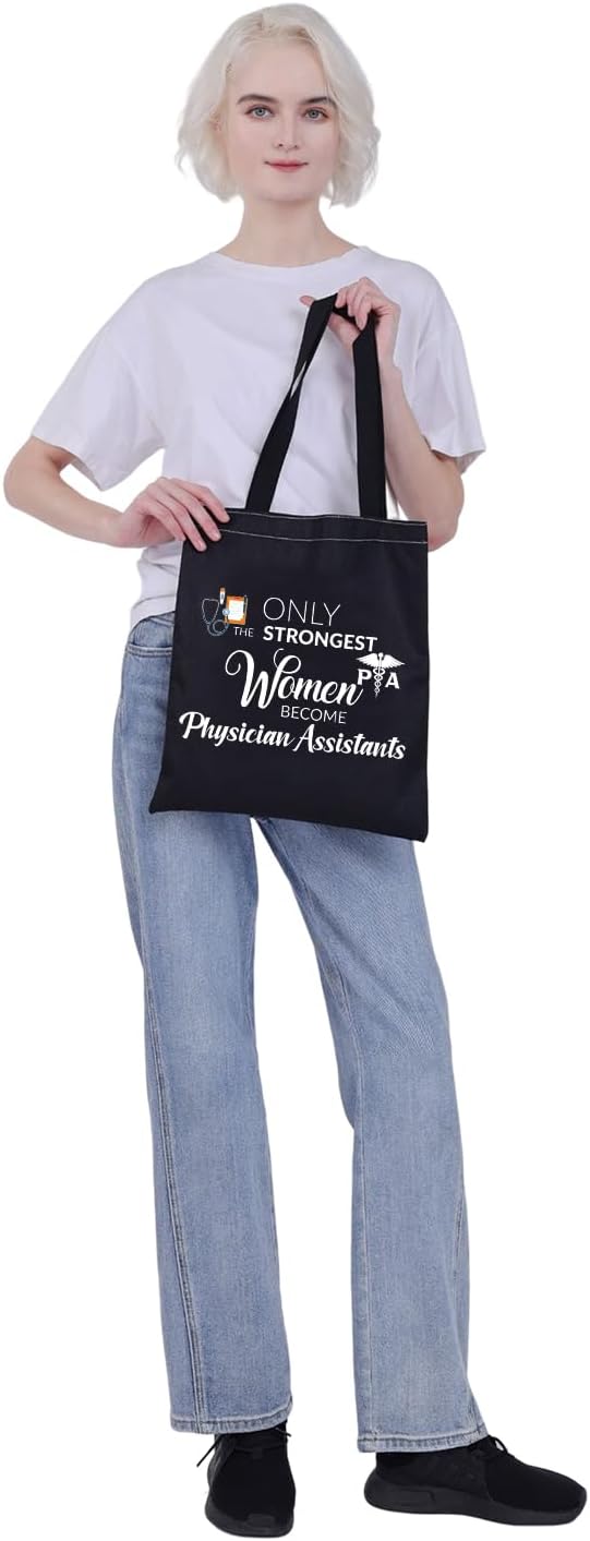 MBMSO Physician Assistant Tote Bag PA Medical Gifts PA Graduation Gifts Only the Strongest Women Become Physician Assistants image 5