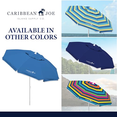Caribbean Joe CJ-TUVC78BL Beach Umbrella, Portable And Adjustable Tilt Sun Umbrella thumb #6