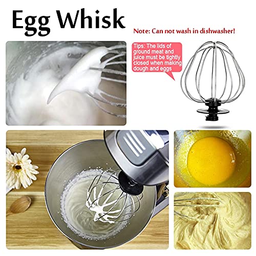 ZDAMN Standmixer 3 In 1 Standfutter Mühle 220V-240V 50Hz 1200W Küchenmaschine Mixer Juicer Mixgerät (Farbe : Red, Size… – Bild 7