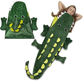 Cozy Crocodile Animal Tail Blanket for Kids Soft and Comfortable Kids Sleeping Bag