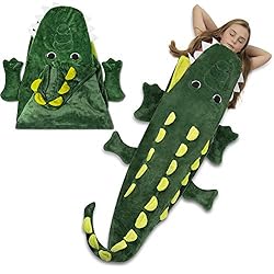 Cozy Crocodile Animal Tail Blanket for Kids Soft and Comfortable Kids Sleeping Bag Sleep Sacks Blankets for Movie Night… Cozy Crocodile Animal Tail Blanket for Kids Soft and Comfortable Kids Sleeping Bag Sleep Sacks Blankets for Movie Night…