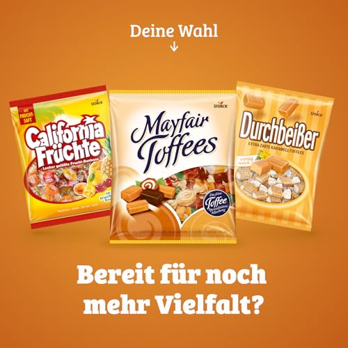 Mayfair Toffees – 1 x 490g – Karamell Toffee-Bonbon-Mischung mit verschiedenen Geschmacksrichtungen