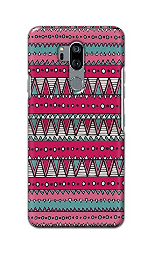 Image of PRINTFIDAA Printed Hard Back Cover Case for LG G7 ThinQ | LG G7 Plus Back Cover (Geometric Vintage Pattern) -1803