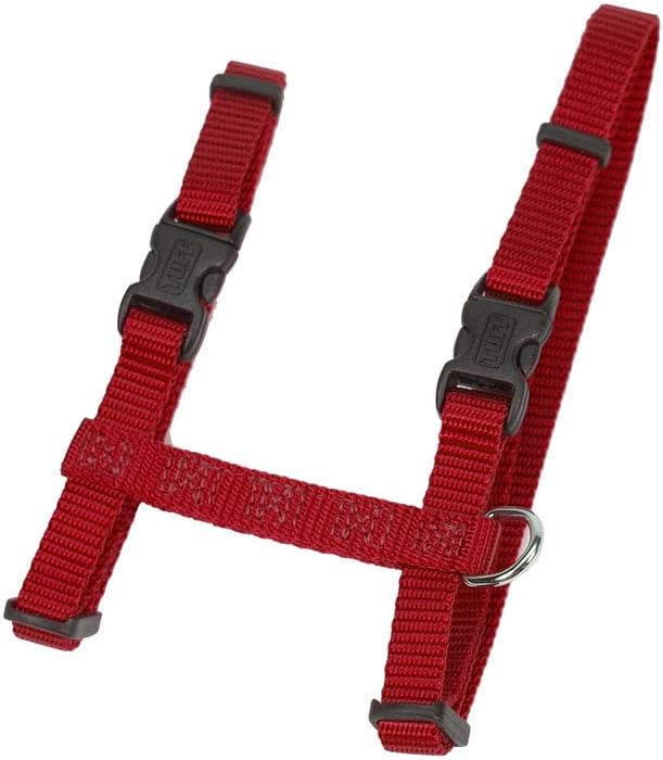 Coastal Pet Figure "H" Adjustable Cat Harness - Outdoor Cat Supply - Comfortable for Cats - Secure Snap-Lock Buckles - Black, 3/8" x 10"-18"