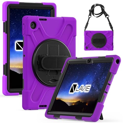 Aokil �Ή�For NEC LAVIE Tab Lite PC-TL103KAL 10.1�^ ��]�P�[�X ���d�ی� �ϏՌ� �Ў� ���|�� | Lite TL103/KAL (LAVIE Tab 10FHD4)�p �n�[�h�P�[�X �V���R�� �V�����_�[�X�g��