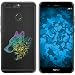 Produktbild PhoneNatic Case kompatibel mit Huawei Honor 8 Pro Silikon-Hülle Floral Wolf M3-4