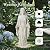 LuxenHome Virgin Mary Statue Outdoor, 29.5'' Large Outdoor Garden Statues