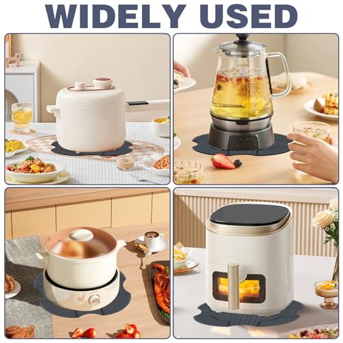 Square Air Fryer Anti-Scalding Silicone Kitchen Tools, Air Fryer Accessories Kitchen Supplies, Cookware Silicone Supplies Cooking System Holder Insulation Pad - Image 8