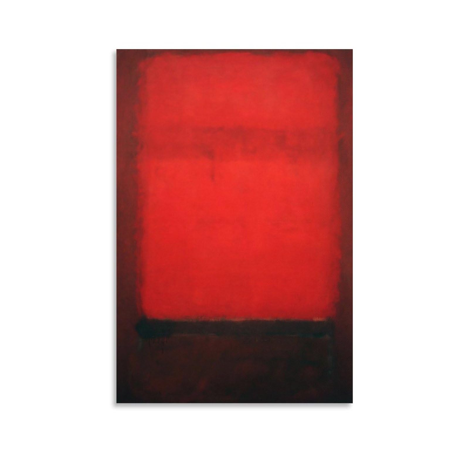 Impressions Mark Rothko 《Rouge sur rouge foncé》 Tableaux d