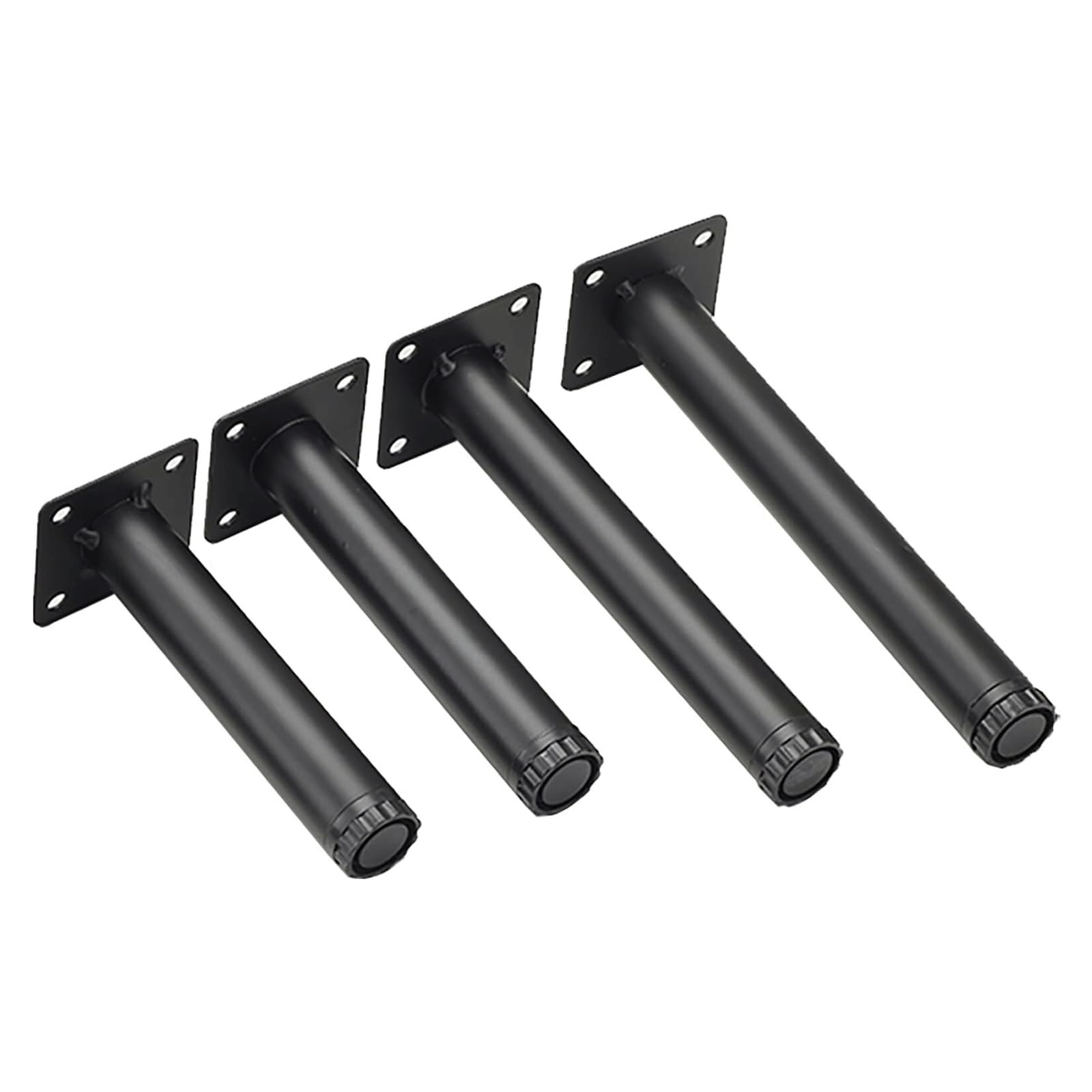 UYHBCNQD Round Replacement Legs Set 4 Pcs Furniture Legs Adjustable Furniture Foot Dresser Support Legs Coffee Table Feet Extenders Design(12cm)