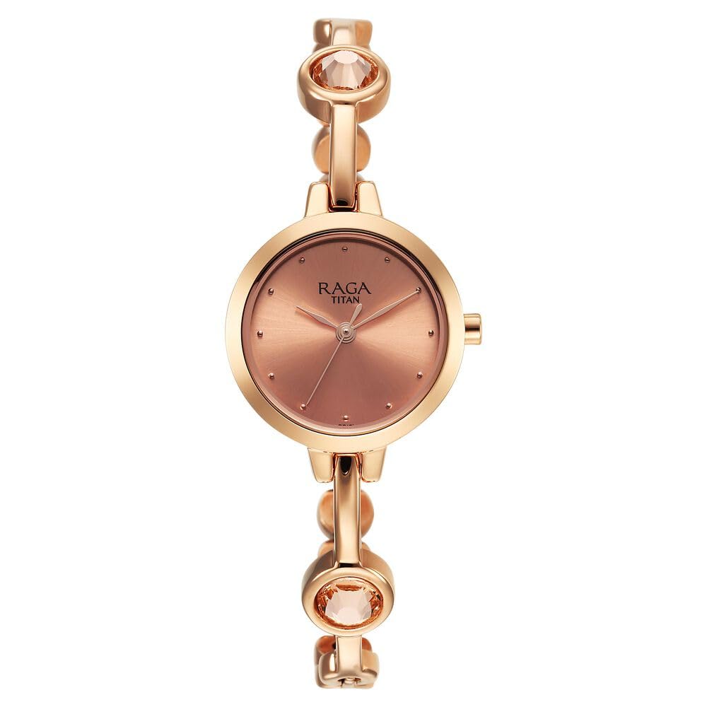 Titan Raga Viva Quartz Analog Rose Gold Dial Metal Strap Watch for Women-NS2576WM02 (B0CSZ5B9DC) Amazon Price History, Amazon Price Tracker