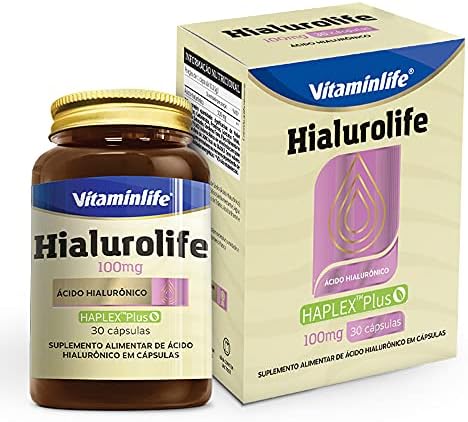 Hialurolife 100 Mg (Ácido Hialurônico) - 30 Caps, Vitaminlife