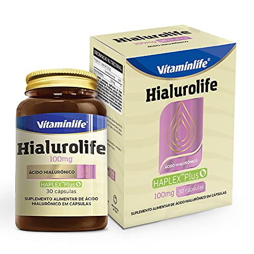 Vitaminlife Hialurolife 100 Mg (Ácido Hialurônico) - 30 Caps