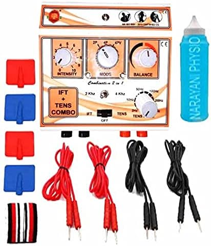Narayani Traders White Electro Physiotherapy Tens with Ift Combo Machine (2 In 1) for Physiotherapy
