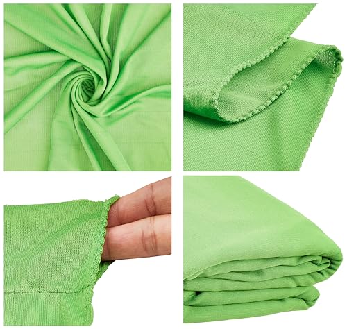 Image of Amazon Basics Professional Green Screen Backdrop Cloth (8x9 ft) | Suitable for Photography, Photoshoot, Product Photography, Live Streaming, Zoom Meetings, VFX Editing | Pack of 1 (Green)