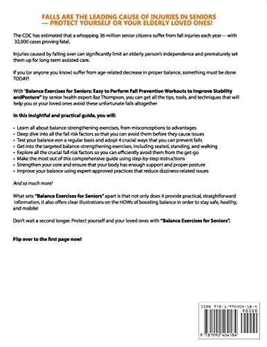 Balance Exercises for Seniors: Easy to Perform Fall Prevention Workouts to Improve Stability and Posture (Strength Training for Seniors) Paperback – December 28, 2021 - Image 3