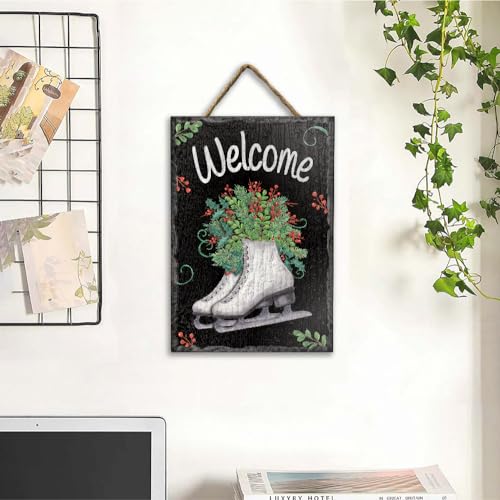 Mywordwelcomewskatehollyslateimpressionsfrontdoorwallhangingwelcomesignwinterholidayrusticfarmhousehomedecorforyourlivingroomdiningroomkitchenbedroomfrontdoor Urban Country Home Decor My word welcome w skate holly slate impressions front door wall hanging welcome sign winter holiday rustic farmhouse home decor for your living room dining room kitchen bedroom front door urban country home decor