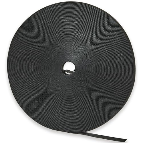 Image of 150 ft x 1 /2 inch Hook and Loop Roll, Reusable Fastening Cable Ties, Multi-Purpose Cable Management Wire Ties Cable Straps for Organizing Home, Office and Data Centers