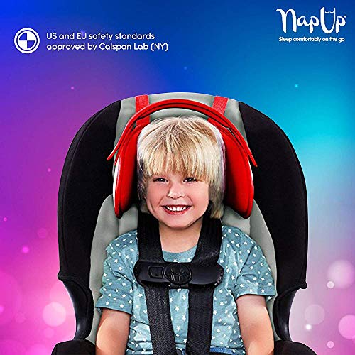 NapUp Soporte de Cabeza para Silla de Auto Infantil Rojo miniatura 3
