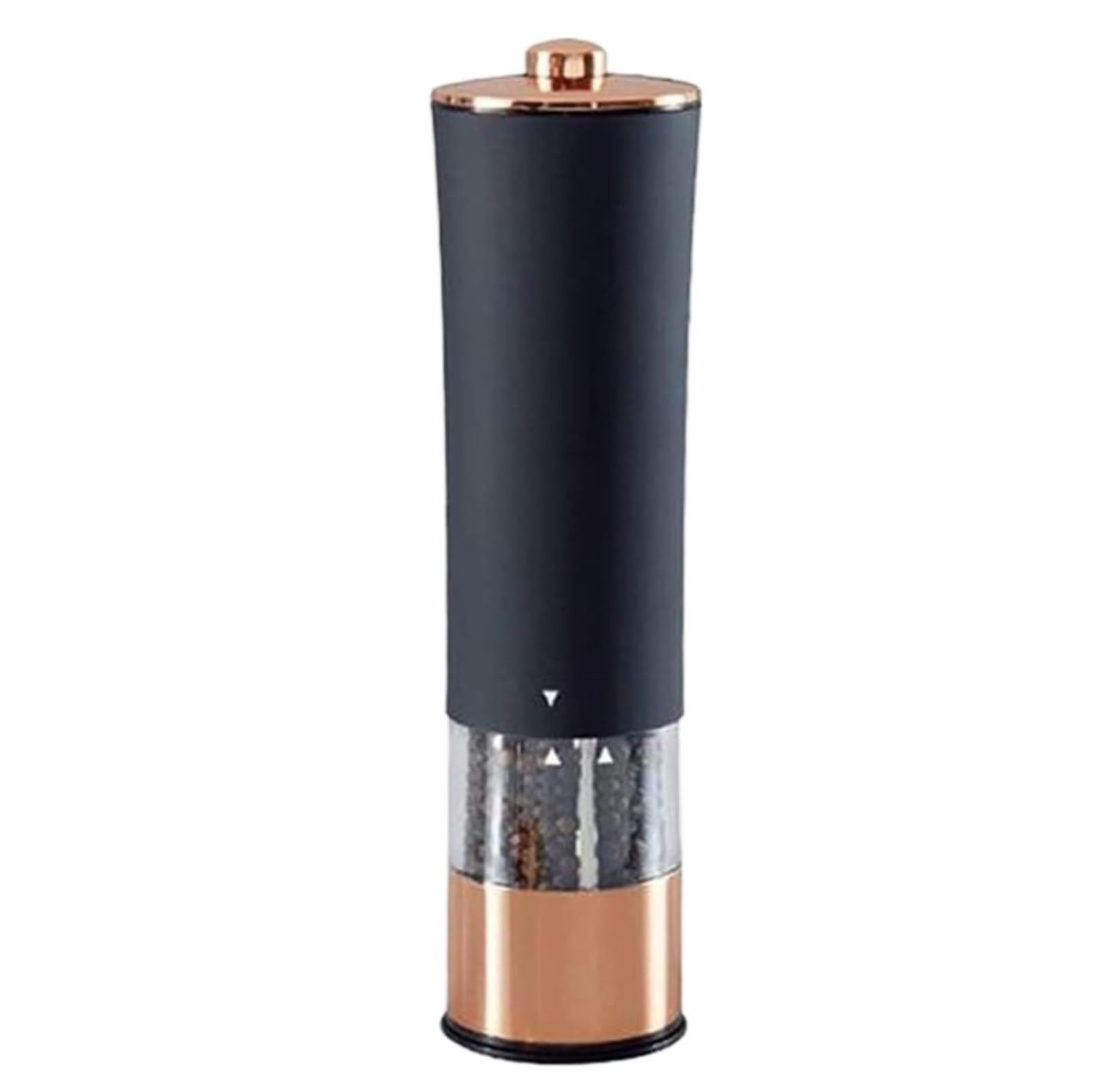 Macina Spezie Macinapepe Elettrico Regolabile in Acciaio Inox per Sale Pepe spezie Utensili da Cucina Macina Sale Pepe (Color : Nero, Size : 2pcs)