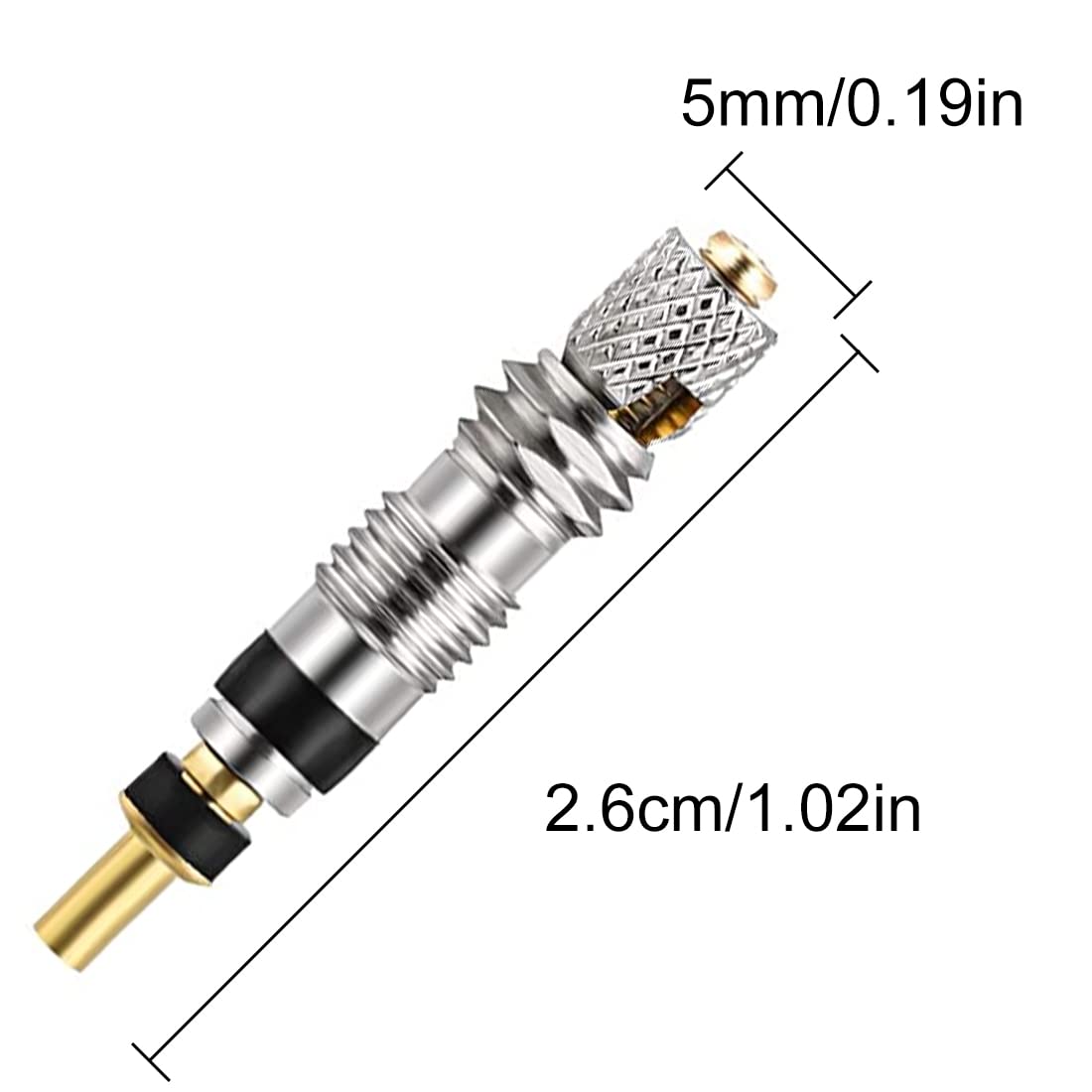 8 Pezzi Valvola Nucleo Valvola Nucleo Valvola Pneumatico, Valvola Nucleo Valvole MTB Presta Valvole Universale Nucleo Valvola Pneumatico per Tubeless Road Bike MTB