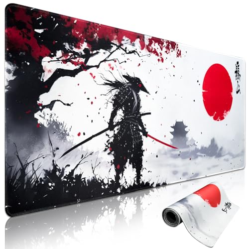 Ya en mundofriki.es: Niviy Alfombrilla Ratón para Juegos Japonesa 900x400 mm con Bordes Cosidos Base de Goma Antideslizante para Protección de Oficina, Juegos y Escritorio