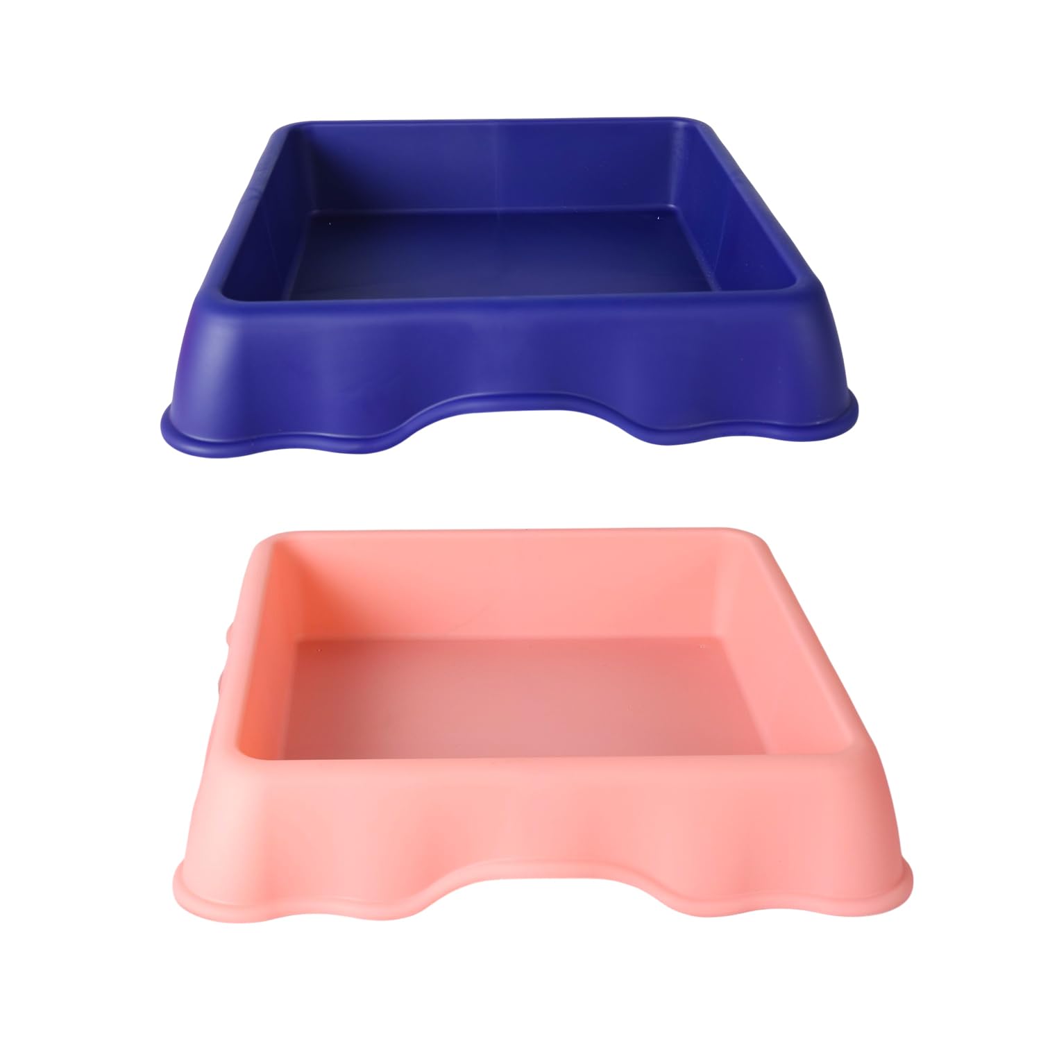 2-Pack Play Trays for Kids, Sand Tray, Water Tray, Sensory & Messy Play Tray
