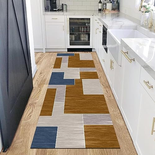 Tapis de couloir durablement accessible en polyester lavable haute durabilité - 6