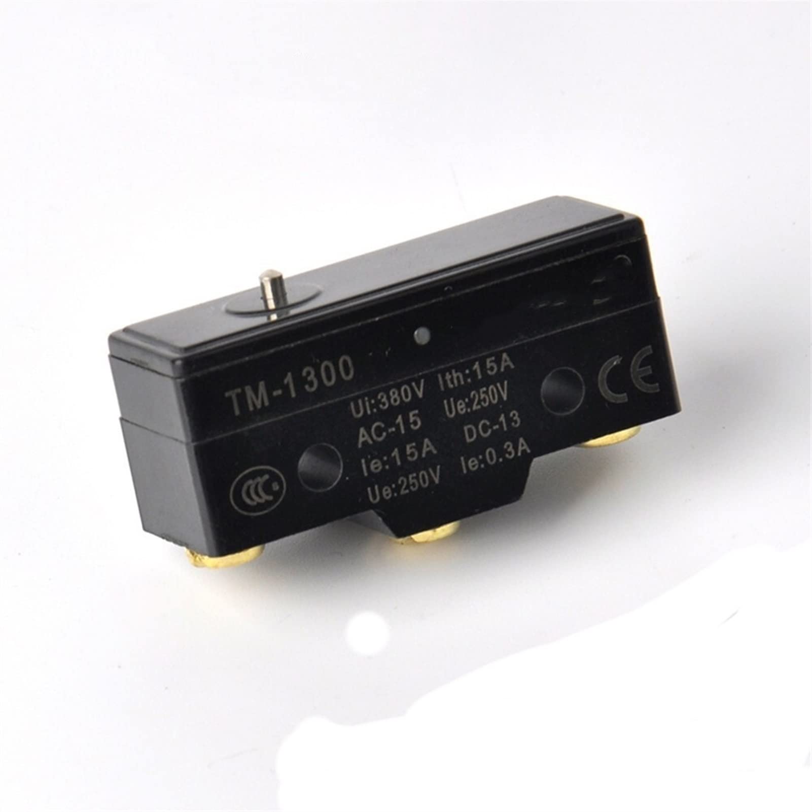 Interrupteur fin de course TM-1300 bouton aiguille argenté type trois vis