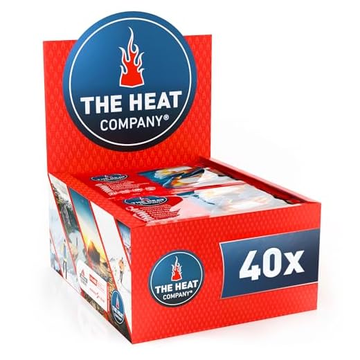THE HEAT COMPANY Calentadores Manos - 40 Pares - Extra CÁLIDO - Calienta Bolsillos - 12 Horas de Manos Calientes - Calor instantáneo - Activado por Aire - Puro Natural