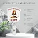Funny Nurse Badge Reel Retractable, “TWAS the Tylenol M’Lord” Frog Acrylic ID Badge Holder, Medical Humor Badge Clip for RN CNA Doctor Gift