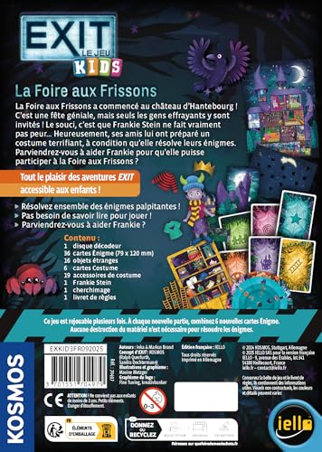 Jeu D'Escape Game Iello Exit Kids La Foire Aux Frissons – Dès 5 Ans, Enigmes Adaptées - vue 6