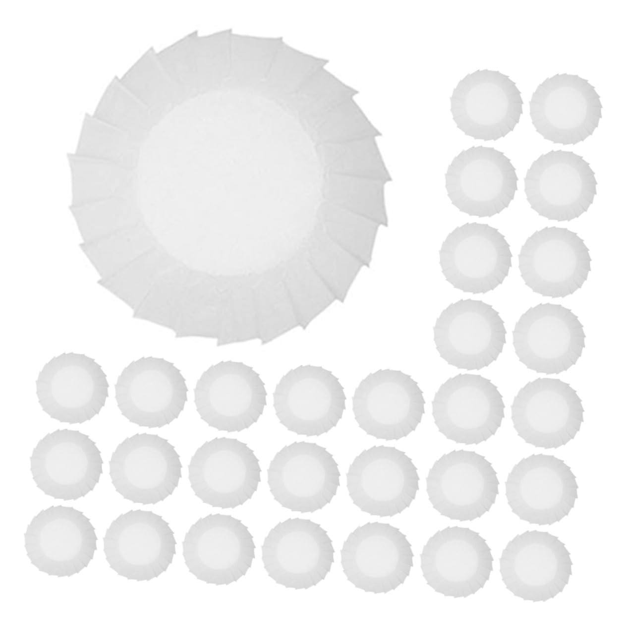 100 Piezas Basque Cake Liners de Papel para Hornear Antiadherente y Resistente al Aceite Compatibles con Hornos Freidoras de Aire Moldes para Tartas y Cupcakes Circulares