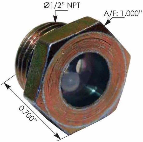 Technical Precision Replacement for Freightliner FLD120 SFA Year 1995 COOLANT Reservoir Sight Cap