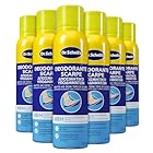 Dr. Scholl's ExpertCare Deodorante Spray per Scarpe con Tecnologia Attiva sul Controllo degli Odori, Elimina e Protegge dai Cattivi Odori per 48h, Adatto ad Ogni Tipo di Scarpa, 6 Flaconi da 150 ml