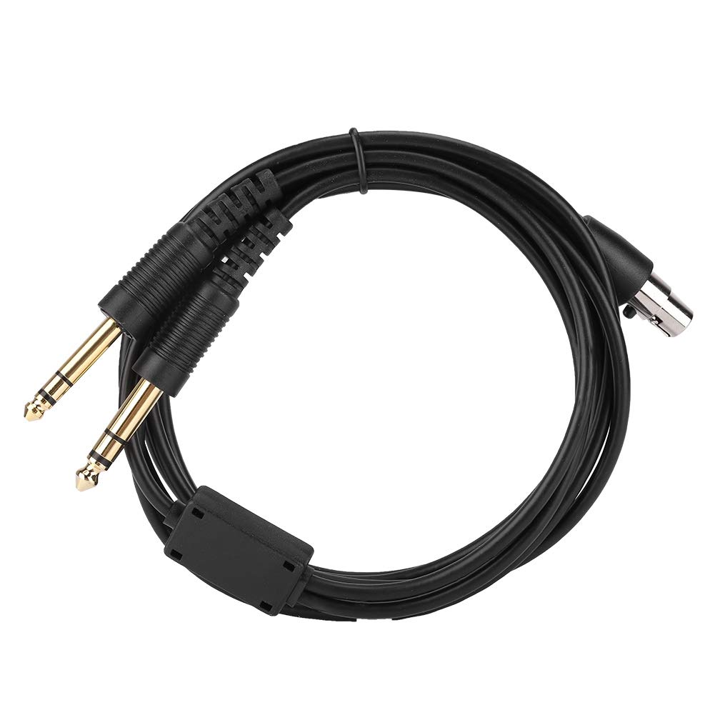 Casque d'aviation Universel, Double Prise 3,5 mm réduction du Bruit Casque réglable en Acier Inoxydable Bandeau Pilote, pour Pilote d'aviation, Noir