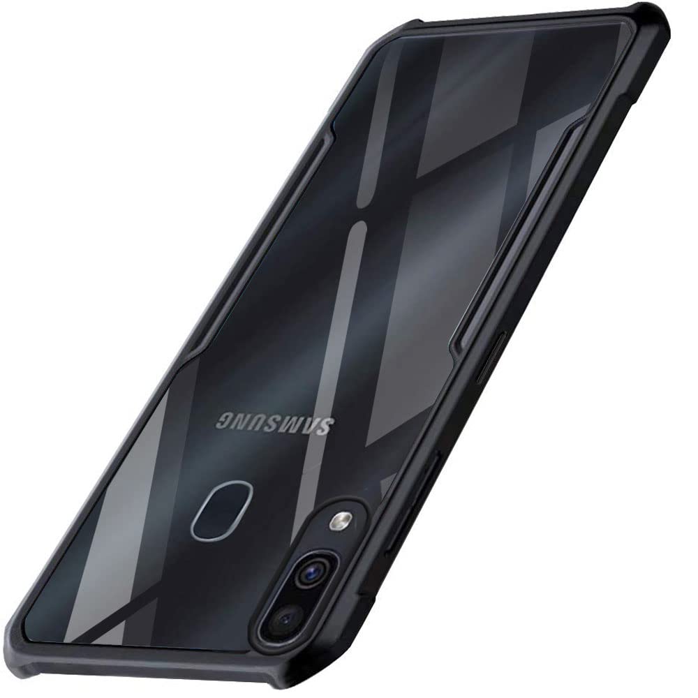 TheGiftKart Shockproof Clear Back Cover Case for Samsung Galaxy A30 / A20 / M10s | 360 Degree Protection | Hard Transparent Back Cover Case for Samsung A30 / A20 / M10s (PC & TPU, Black Bumper) (B07QH22Q1J) Amazon Price History, Amazon Price Tracker