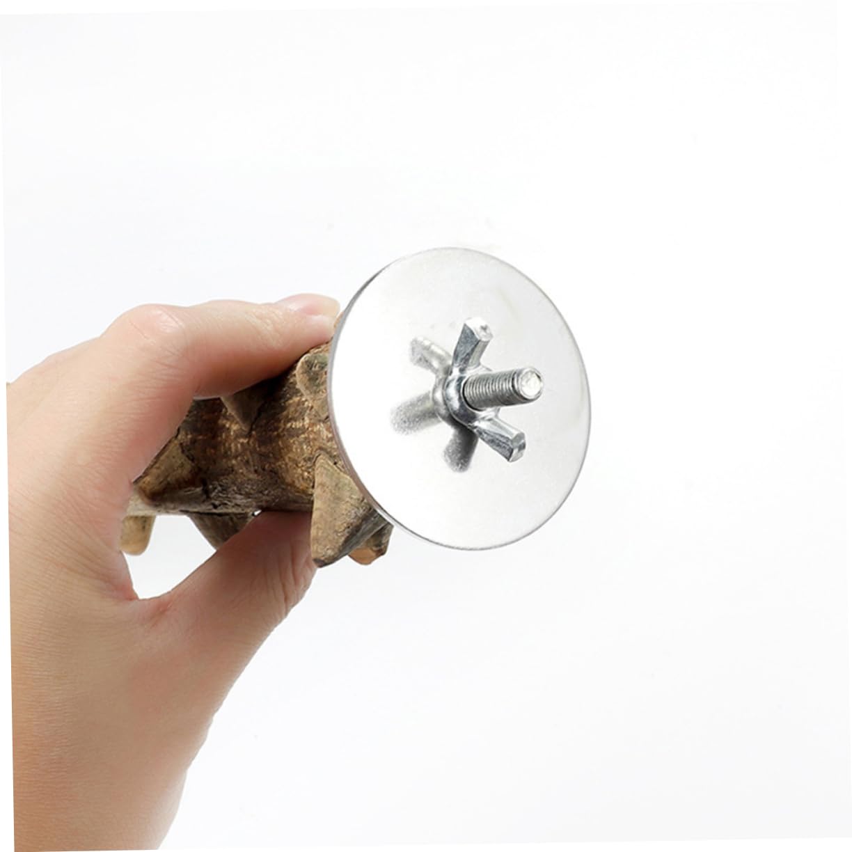DOITOOL 3pièces Perchoir Bois Naturel pour Oiseaux Jouet Et Stand De Jeu pour Perroquets Cockatiels Conures Et Autres Petits Oiseaux