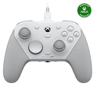 GameSir G7 Pro Wired Controller for Xbox Series X|S, Xbox One, Wireless Gamepad for PC&Android with TMR Sticks, Hall Effect Analog Triggers, 1000Hz Polling Rate, 3.5mm Audio Jack - White - Amazon product rated Grade B