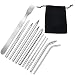 7 Different Paracord FID Lacing Needles for Laces and Strings, Stainless Steel, with Smoothing Tool, TuNan Stitching Leather & Bracelet Keychain Weaving Needle Accessory Tools - Set of 11