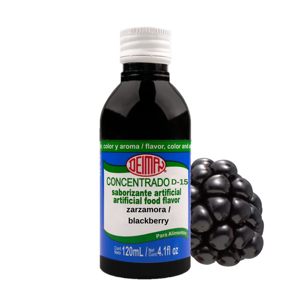 Deiman Artificial Food Flavoring Blackberry Concentrate D-15 (4 fl oz)