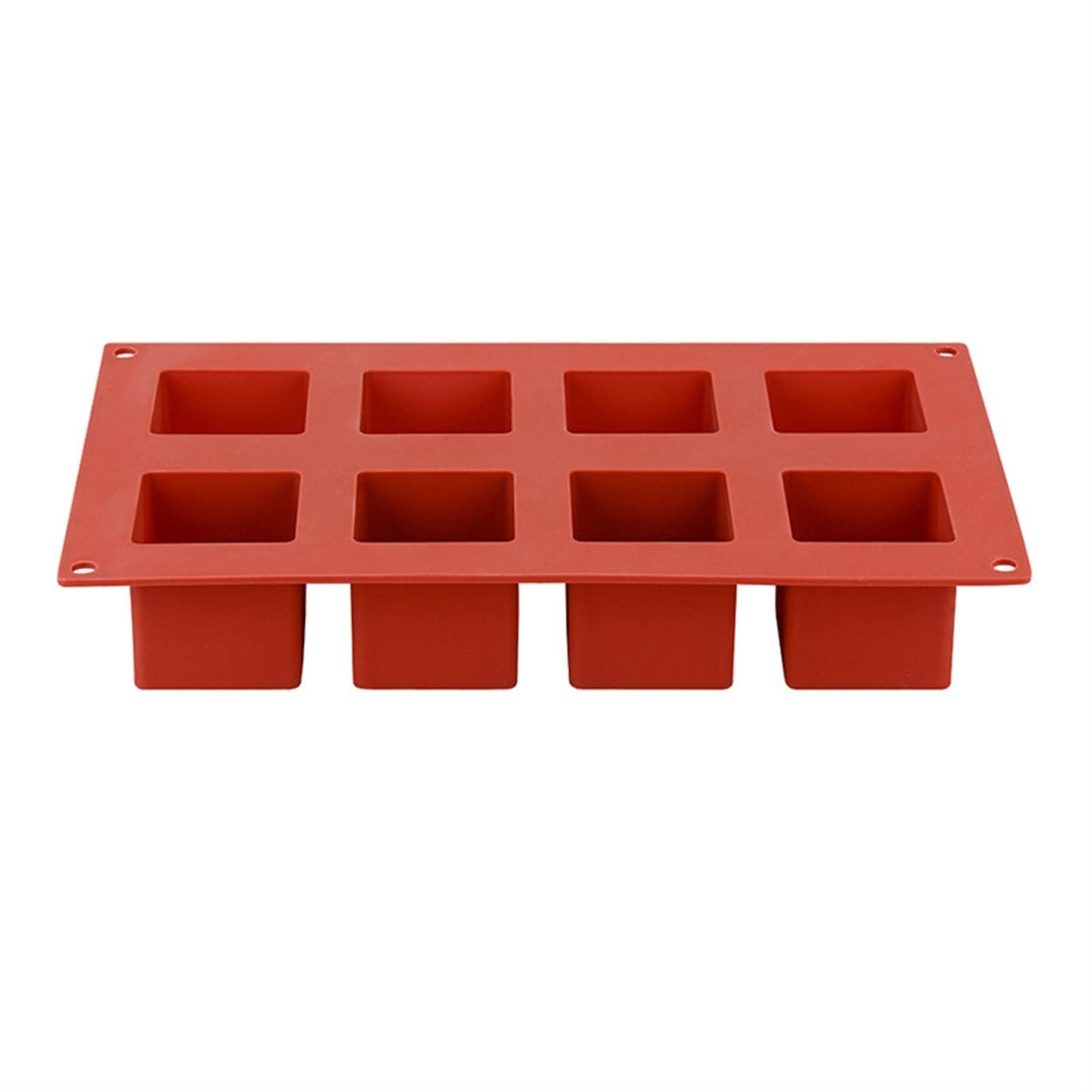 CAREG 8 Cavity Square Silikon Seifenform