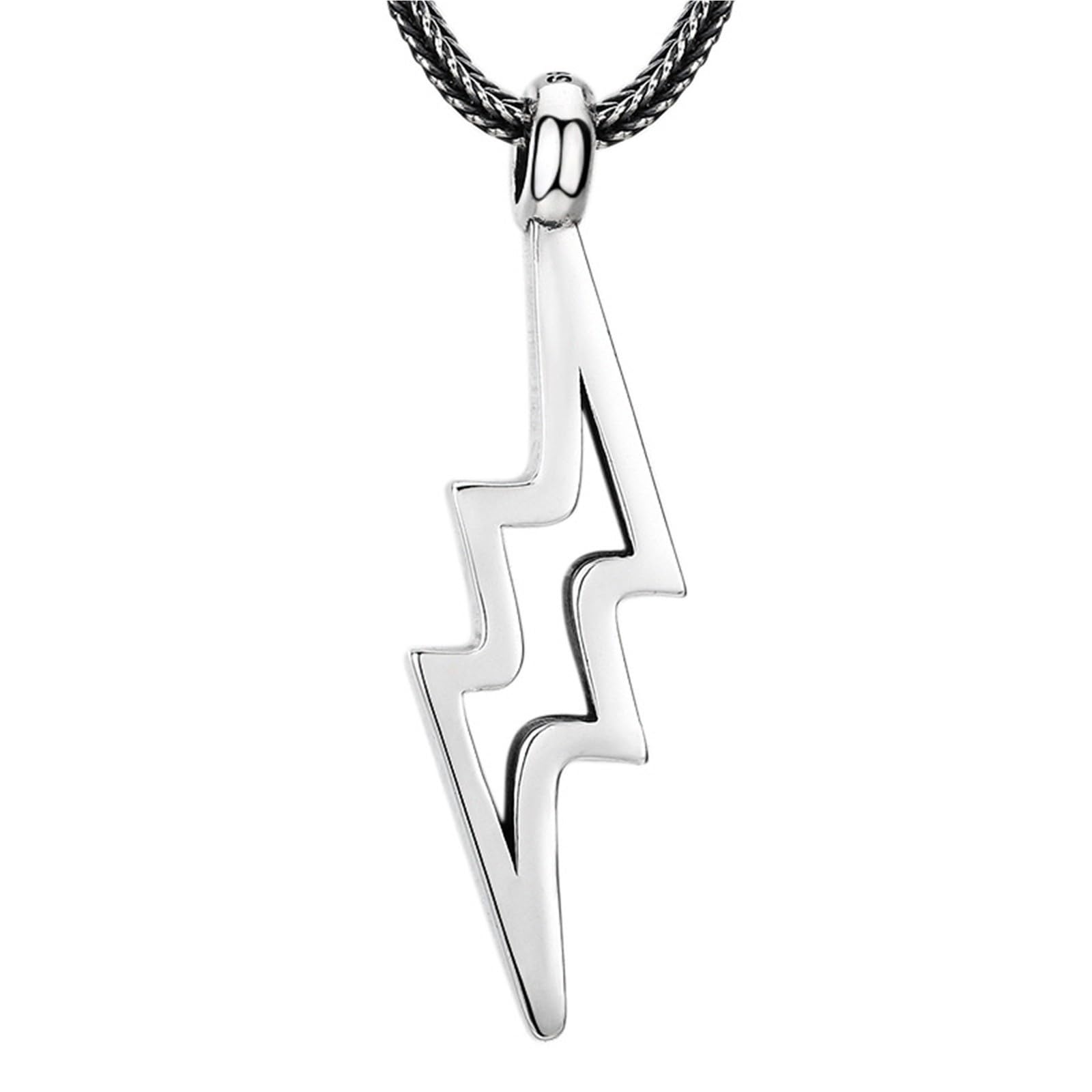 Herren Halskette Herrenhalsketten, Glänzend Geometrische Symbole Anhänger