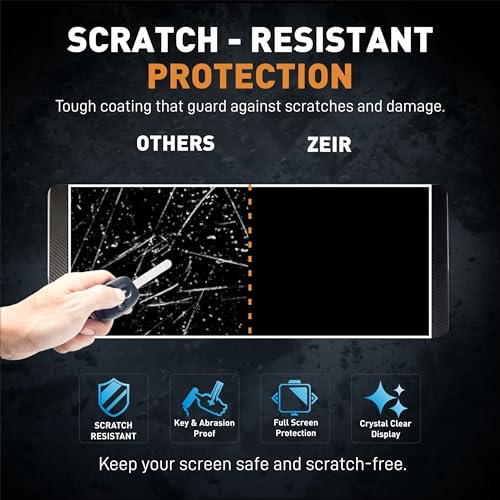 Image of ZEIR Screen Protector For MG MAJESTER 2026-12.3 inch Infotainment Touchscreen | Anti Scratch | Water Resistant | MgMajester Display Guard Accessories 2026+ [Not Tempered Glass]
