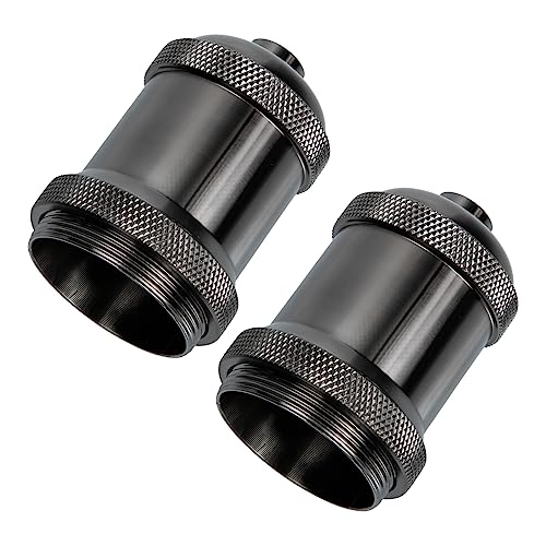 Hemobllo 2er Set E27 Schraubsockel Retro Lampenfassung Hochwertiger Lampenhalter Für Kronleuchter Industrial Style Perfekt Für Wohnräume Und Beleuchtungskonzepte