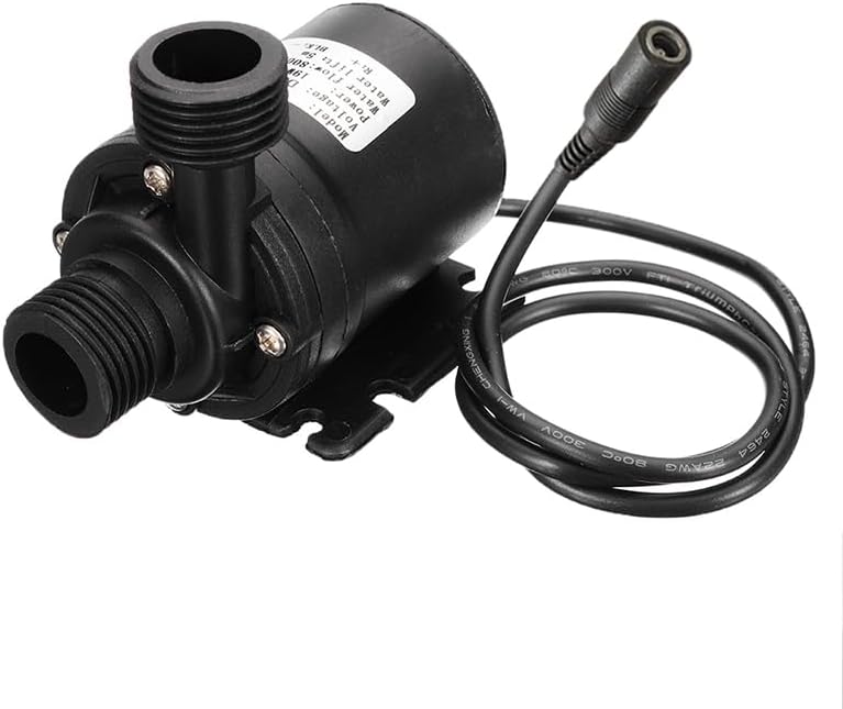 Miniatura 1 de 800LH 16.4 ft DC 24V Bomba de agua sin escobillas Motor sin escobillas Bomba de agua de circulación de agua 12 "rosca macho sumergibles Bombas de