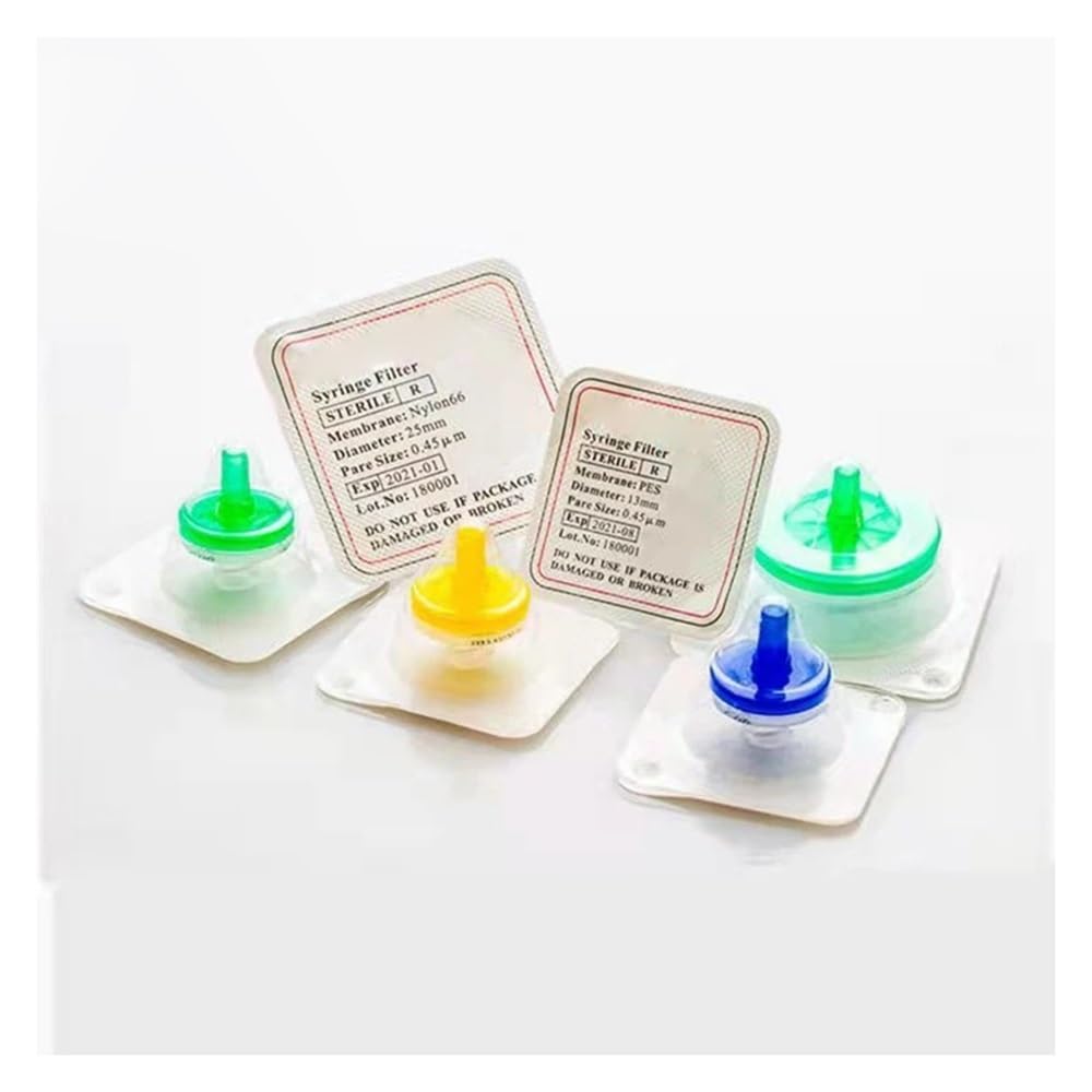Filtro a siringa, Filtro for Siringa Sterile 13-33mm 0,22-0,45um Nylon PES PTFE Confezione Da 10(13mm 0.22um PES)