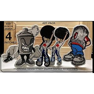 Cool Urban Lifestyle Combo Pack Iron-On Cloth...