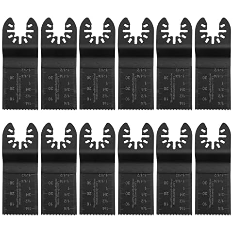 flintronic 12PCS Cuchillas Oscilantes Multiherramienta Cover