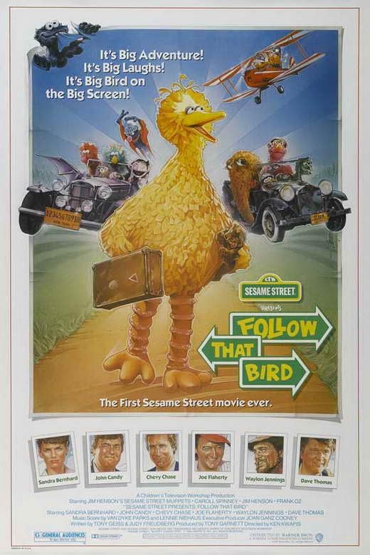 Sesame Street Presents Folleto de película "Follow That Bird" (11 x 17)